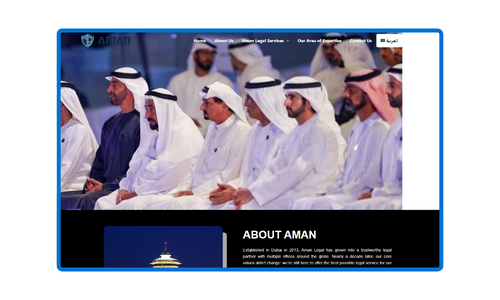 Aman.legal – Website Development