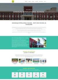 Gyankunj International School Website Layout