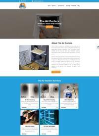 The Air Ducters Website Layout